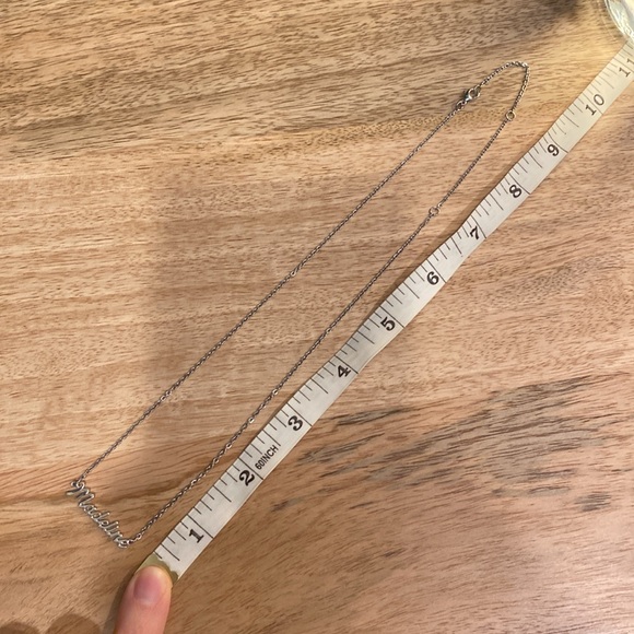 Cursive “Madeline” Necklace - Picture 3 of 3